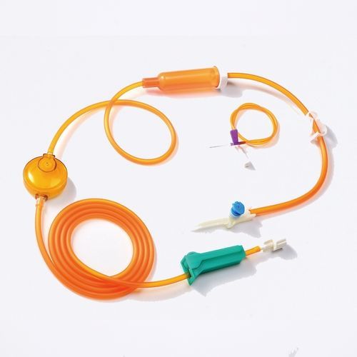 带滴水室输液器 - SYQ-BG - Zhejiang Runqiang Medical Instruments - 带龙头阀 / 带光线电防护 / 带过滤器防颗粒污染