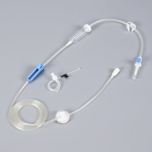 带滴水室输液器 - Zhejiang Runqiang Medical Instruments - 带龙头阀 / 带过滤器防颗粒污染 / 带止血阀
