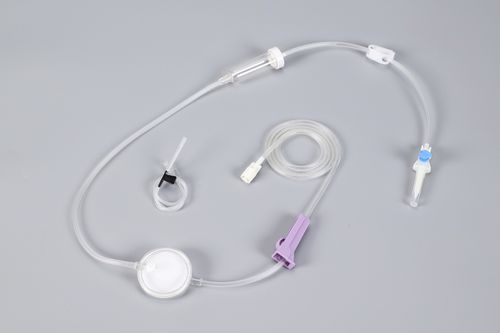 聚氯乙烯输液器 - Zhejiang Runqiang Medical Instruments - 带滴水室 / 带龙头阀 / 带过滤器防颗粒污染
