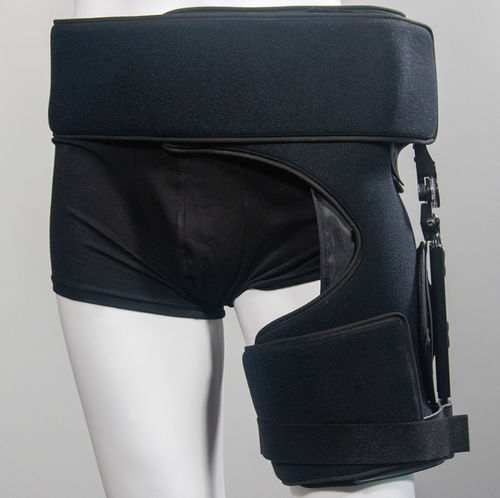 髋关节矫形器 - OTC-HP002 - Ortocare - 腿部外展 / 铰接式 / 带灵活加固