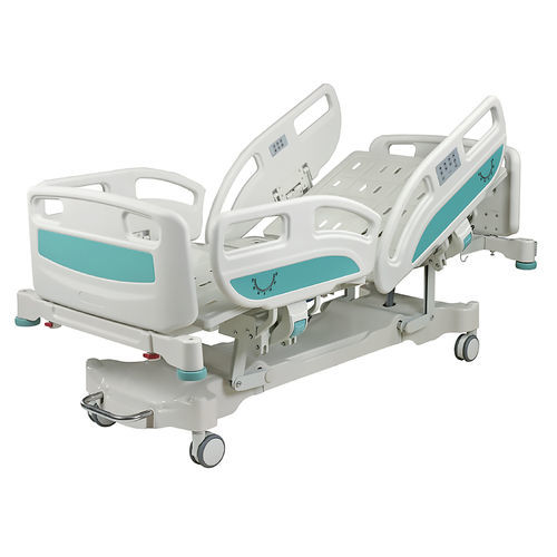 医院病床 - HQ-D301BZB - Zhongshan Hanqi Medicalequiment Technology - 电动 / 带滑轮