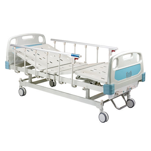 医院病床 - HQ-S203AZL - Zhongshan Hanqi Medicalequiment Technology - 手动 / 带滑轮 / 4分区式