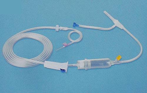 带Y型连接器输液器 - 1015 - Rongbo Medical - 带滴水室 / 带龙头阀