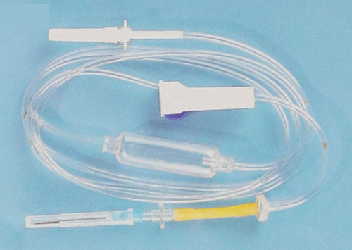 带滴水室输液器 - 1068 - Rongbo Medical - 带龙头阀