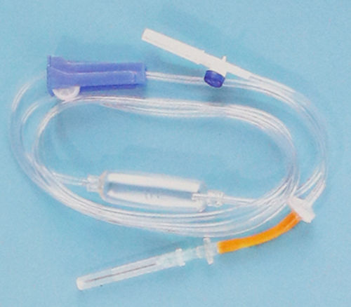 带滴水室输液器 - 1059 - Rongbo Medical - 带龙头阀