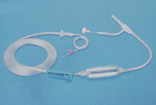 带Y型连接器输液器 - 1014 - Rongbo Medical - 带滴水室 / 带龙头阀