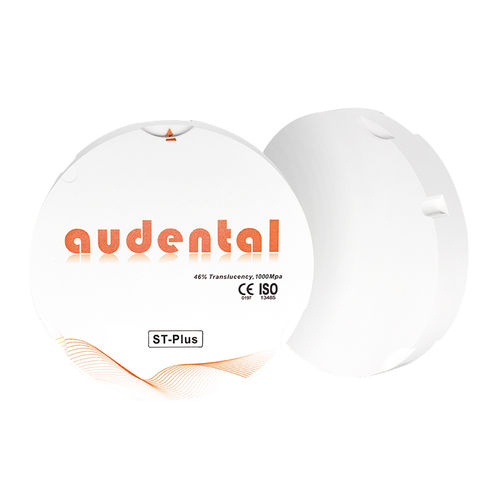 氧化锆牙科材料 - ST Plus White - Audental Bio-Material Co., Ltd - 用于牙桥 / 用于牙冠 / 用于牙嵌