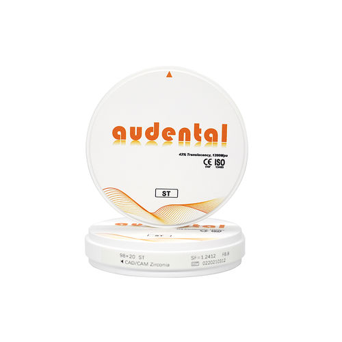 氧化锆牙科材料 - ST - Audental Bio-Material Co., Ltd - 用于牙桥 / 用于牙冠 / 用于牙嵌