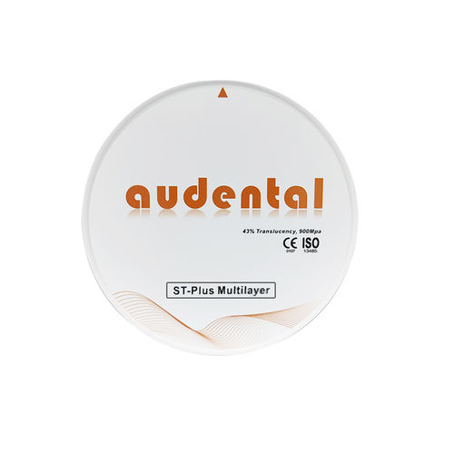 氧化锆牙科材料 - ST Plus Multilayer - Audental Bio-Material Co., Ltd - 用于牙桥 / 用于牙冠 / 用于牙贴面