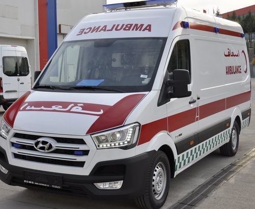 厢式救护车 - Hyundai H350  - eos ambulance - 4担架 / 氧气治疗