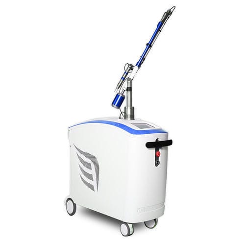 去除纹身激光仪 - HF-503Q - Guangzhou Huafei Tongda Technology Co., Ltd - Nd:YAG / 推车式 / 微秒