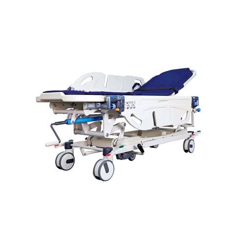 病人转移担架车 - M2 - BEWATEC Medical Equipment Co., Ltd - 液压 / 可调高度 / 2分区式