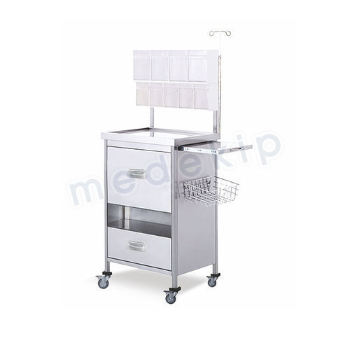 医用推车 - MED 1850 - 1900 - Medekip Medical - 用于器械 / 用于药物 / 不锈钢