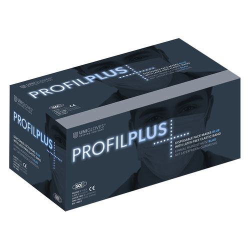 IIR型手术口罩 - Profil Plus - Unigloves - 不含乳胶 / 无玻璃纤维 / 成人