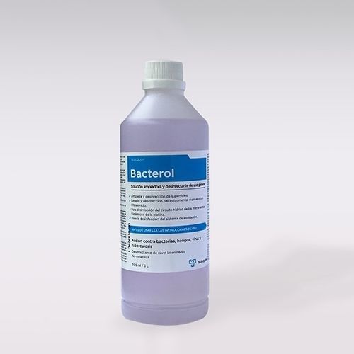 牙科器械抗菌剂 - Bacterol - TEDEQUIM SRL - 用于地板和表面 / 液体 / 500毫升