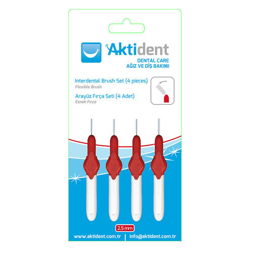 齿间刷 - RED - Aktident - REGO Pharma