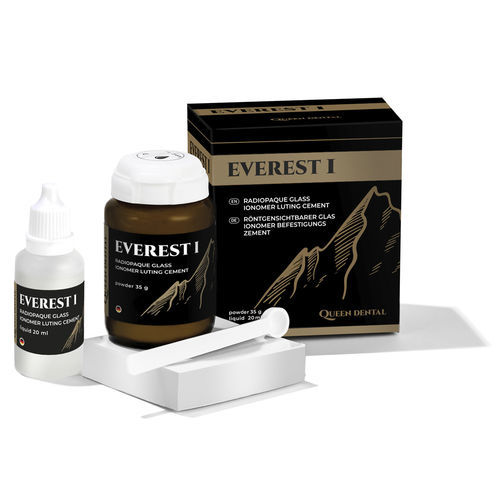 牙桥牙齿胶粘剂 - EVEREST I - Queen Dental GmbH - 用于牙冠 / 用于牙嵌 / 用于牙齿填补物