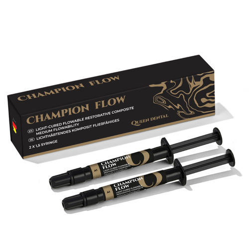 合成牙科材料 - CHAMPION FLOW - Queen Dental GmbH - 牙齿修复 / 白色 / 不透明