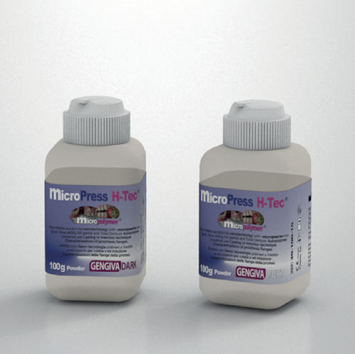 树脂材质牙科材料 - microPress H-Tec ® - megadental italia - 牙龈 / 义齿 / 粉末