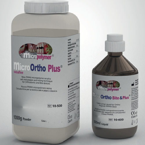 丙烯塑料牙科材料 - micro Ortho Plus® - megadental italia - 树脂材质 / 牙齿修复 / 正畸