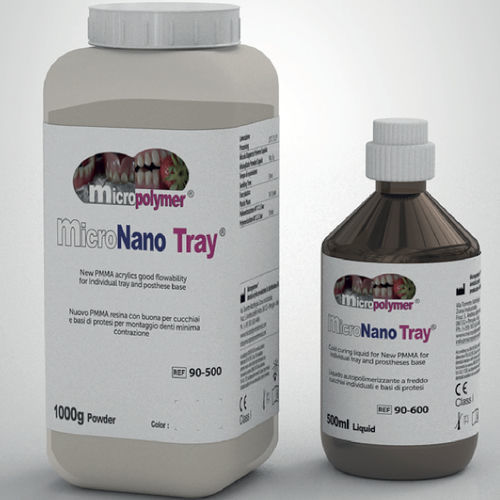 印模托盘牙科材料 - micro Nano Tray ® - megadental italia - 粉末 / 液体 / 白色