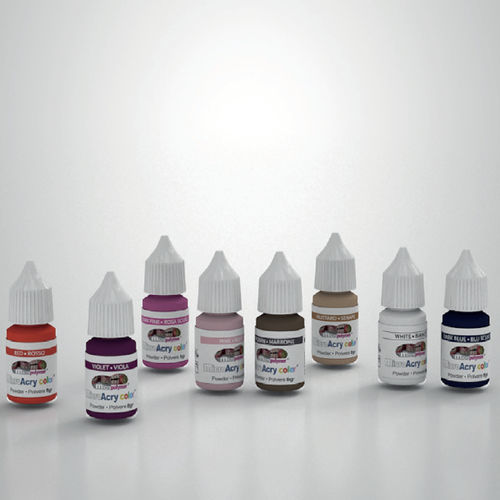 牙桥牙科材料 - micro Acry Color ® - megadental italia - 用于牙冠 / 粉末 / 白色