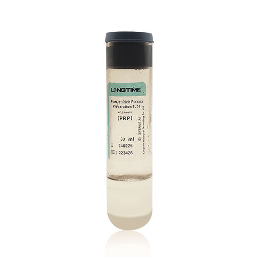 富血小板血浆采样管 - LT-PRP-30ml - Zhuhai Longtime Biological Technology Co., Ltd. - 圆柱 / 血液 / 细胞