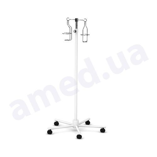 带滑轮输液架 - ШТ1.100 - Amed - 4 个钩子 / 不锈钢