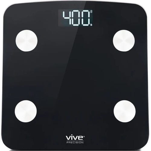 精准人体秤 - DMD1044BLK - Vive Health - 用于健身 / 平台 / 身体质量指数（BMI）计算