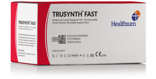 可吸收缝合线 - Trusynth Fast - Healthium Medtech - 软组织手术 / 8-0 / 2