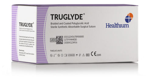 可吸收缝合线 - Truglyde - Healthium Medtech - 9-0 / 2