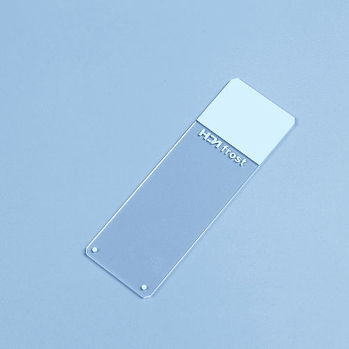 毛玻璃显微镜载玻片 - 7109 series - Jiangsu Huida Medical Instruments - 带彩色涂层