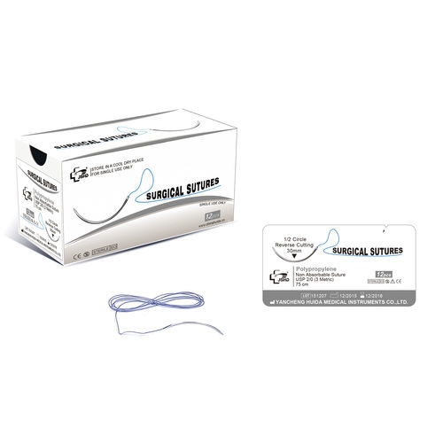 不可吸收缝合线 - Jiangsu Huida Medical Instruments - 综合外科手术 / 11-0 / 10-0