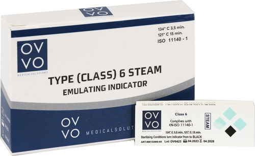 蒸汽灭菌灭菌生物指示剂 - OVVO Class 6  - OVVO Medical Solutions