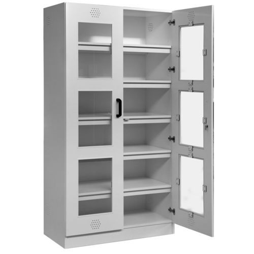 医用柜 - AA220V - Ecosafe - 平开门 / 不锈钢 / 双门