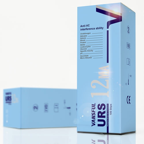 肾结石试剂带 - 12MA - Changchun Wancheng Bio-Electron Co., Ltd. - 肝脏疾病 / 尿路感染 / 尿液分析