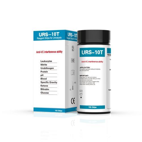 尿液分析试剂带 - URS-10T - Changchun Wancheng Bio-Electron Co., Ltd. - pH值 / 葡萄糖 / 蛋白质