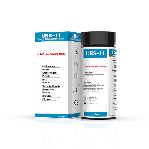 尿液分析试剂带 - URS-11 - Changchun Wancheng Bio-Electron Co., Ltd. - pH值 / 葡萄糖 / 蛋白质