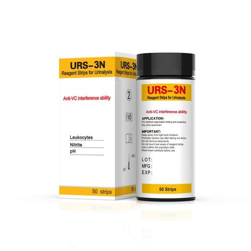 尿路感染试剂带 - URS-3N - Changchun Wancheng Bio-Electron Co., Ltd. - pH值 / 亚硝酸盐 / 尿液