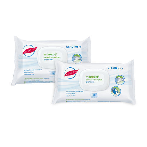 医疗器械清洁湿巾 - mikrozid® sensitive premium - Schülke & Mayr - 100个 / 200个