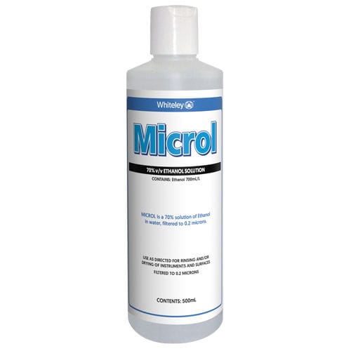 液体清洁剂 - Microl - Whiteley - 500毫升 / 酒精 / 医疗器械
