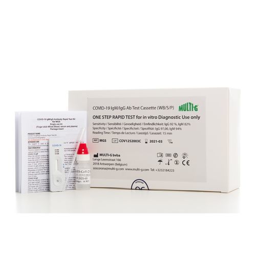 COVID-19新冠病毒快速诊断检测 - Covid19Check-MG - Multi-G - IgG免疫球蛋白G / 免疫球蛋白M / SARS-COV-2
