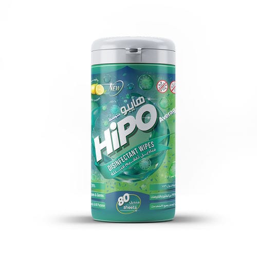 地板和表面清洁湿巾 - HiPO Average - Al-Mueen - 80个