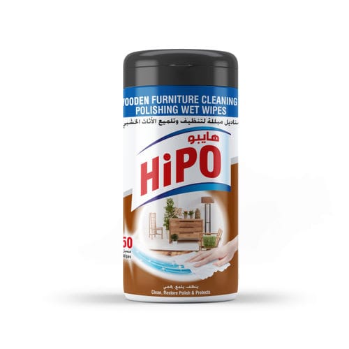 医用家具清洁湿巾 - HiPO Wooden - Al-Mueen - 50个