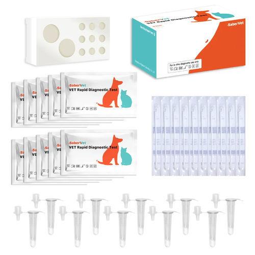 犬细小病毒快速诊断检测 - SaberVet CPV Ag - Hangzhou Antigenne Technology Co. Ltd - 粪便潜血 / 传染病 / 兽用