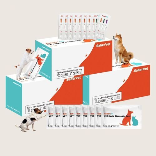 传染病快速诊断检测 - Sabervet CPV/CCV/ GIA Ag - Hangzhou Antigenne Technology Co. Ltd - 兽用 / 用于犬类 / 抗原