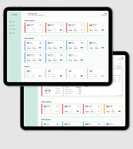 输液泵管理软件 - iV-View® - OSAA Innovation ApS - 报告 / 监护 / 加工