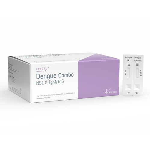 登革热快速诊断检测 - careUS&trade; Combo NS1 &amp; IgM/IgG - WELLS BIO - 传染病 / 抗原 / 抗体