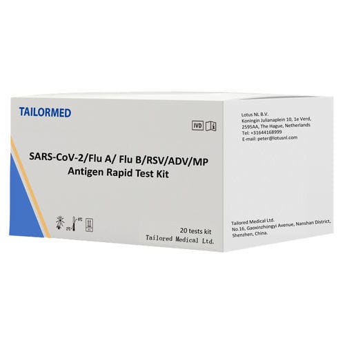 传染病快速诊断检测 - SARS-CoV-2/Flu A/ Flu B/RSV/ADV/MP  - Tailored Medical Ltd - 用于流感 / 抗原 / SARS-COV-2