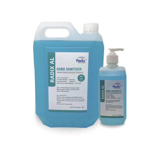75%消毒洗手液 - AL - Radix Hi-Care Products - 500毫升 / 5000mL